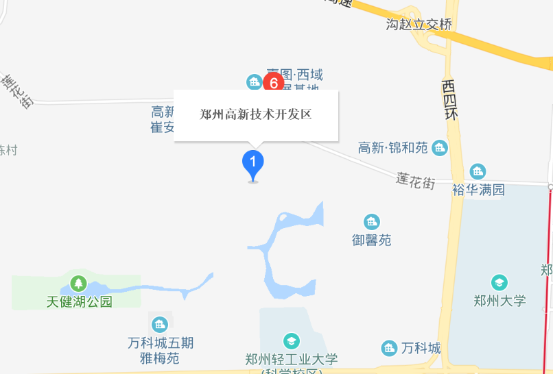 郑州的高新技术开发区是在哪个大区？