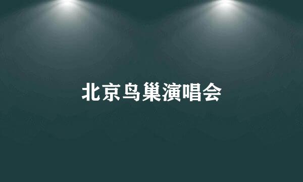 北京鸟巢演唱会