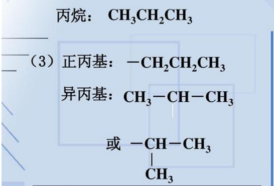 化学正丙基和异丙基怎么画？ 有新吗？