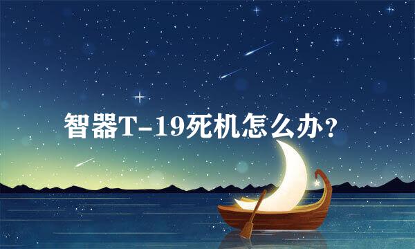 智器T-19死机怎么办？