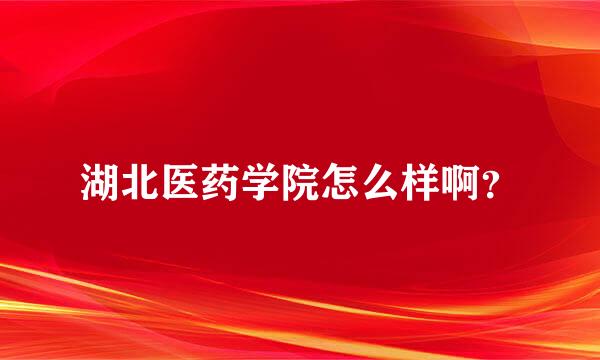 湖北医药学院怎么样啊？