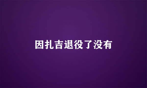 因扎吉退役了没有