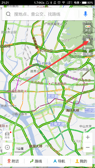 在百度地图中怎么打开百度三维地图功能？