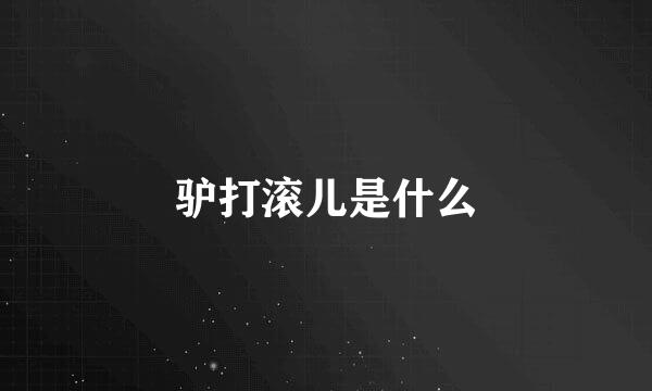 驴打滚儿是什么