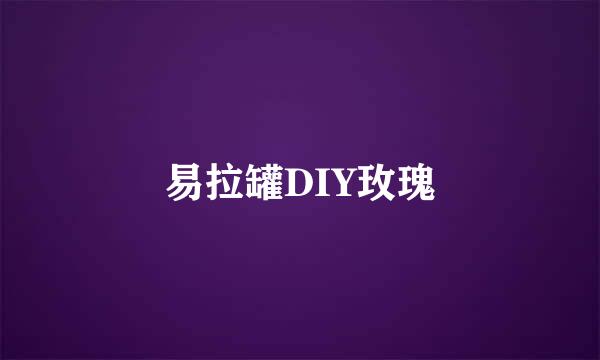 易拉罐DIY玫瑰