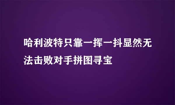 哈利波特只靠一挥一抖显然无法击败对手拼图寻宝