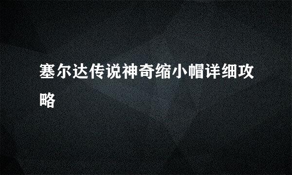 塞尔达传说神奇缩小帽详细攻略