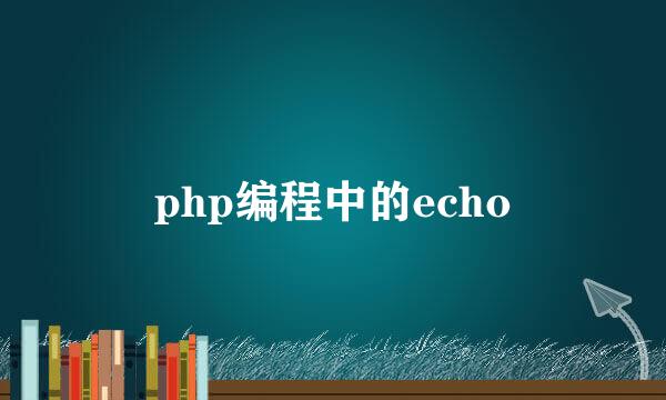 php编程中的echo