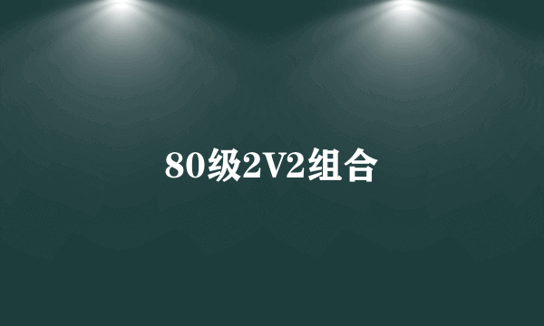 80级2V2组合